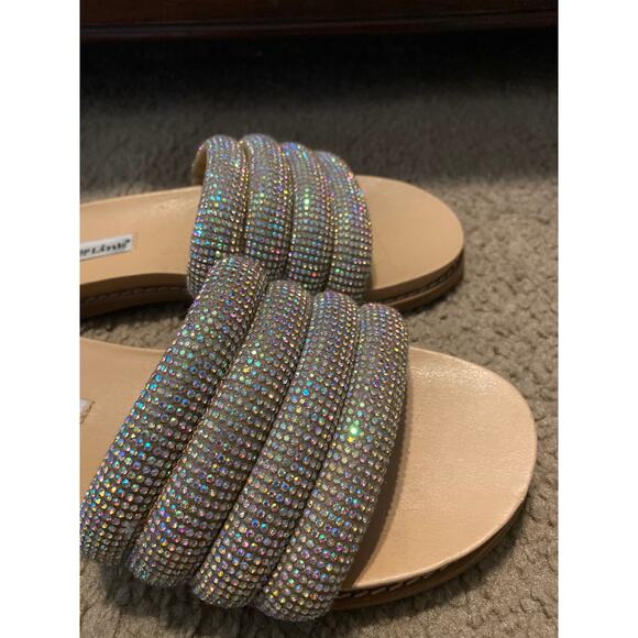 Women's Forever Link sparkly slip on flat Sandals size 6 - Picture 5 of 6